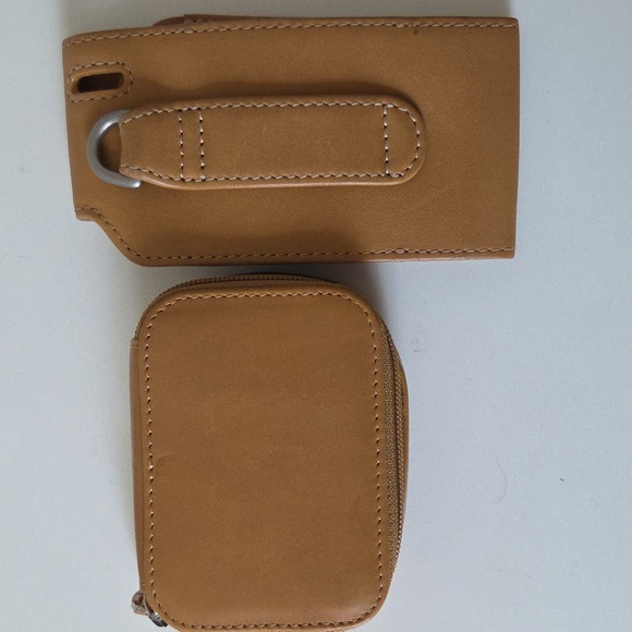 Coach Vintage Tan Brown Leather Chubby Case & Cell Phone Tool Set - Picture 5 of 12